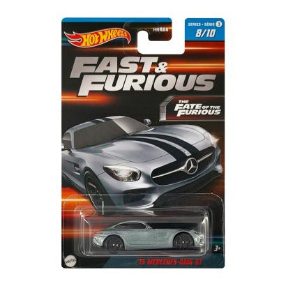 Hot Wheels Mercedes-AMG GT Fast & Furious HNR88/HNT18 Grey - зображення 1