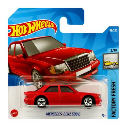 Hot Wheels Mercedes-Benz 500 E Factory Fresh 1:64 HCT95 Red - зображення 1