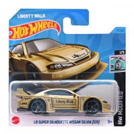   Hot Wheels Liberty Walk LB Super Silhouette Nissan Silvia (S15) Modified 1:64 HKK47 Pearl Gold