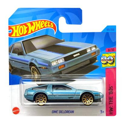 Hot Wheels DMC Delorean The `80S 1:64 HKG84 Silver - зображення 1