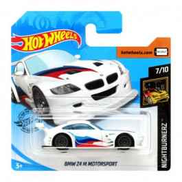   Hot Wheels BMW Z4 M Motosport Nightburnerz 1:64 GHD16 White