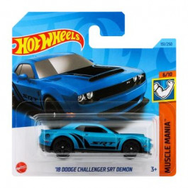   Hot Wheels 18 Dodge Challenger SRT Demon Muscle Mania 1:64 HKJ54 Blue