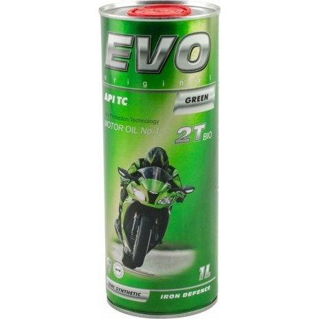 EVO lubricants EVO MOTO 2T BIO GREEN 1л - зображення 1