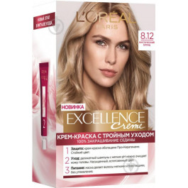 L'Oreal Paris Фарба для волосся Excellence EXCELLENCE 8.12 містичний блонд (A7808628)