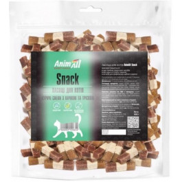AnimAll Snack курячі з качкою та тріскою 500 г (151749)