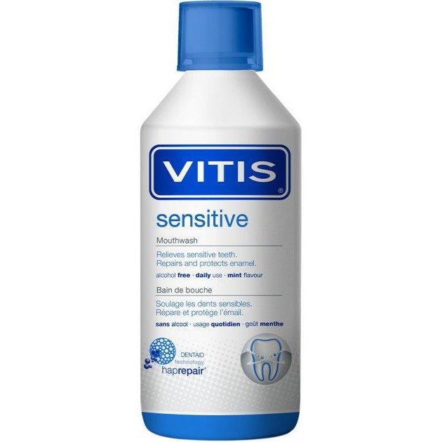 Dentaid Ополаскиватель для полости рта  Vitis Sensitive 500 мл (36190) (8427426061958) - зображення 1