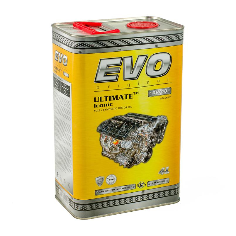 EVO lubricants EVO ULTIMATE Iconic 0W-40 4л - зображення 1