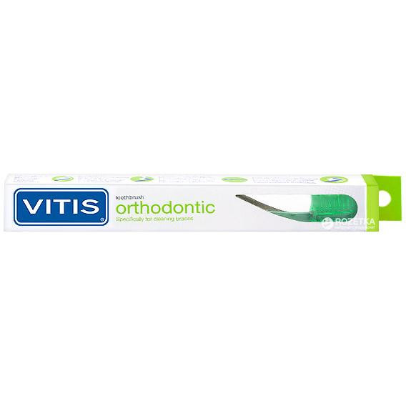 Dentaid Зубная щетка  Vitis Orthodontic Средняя Зеленая (2842170614246) - зображення 1