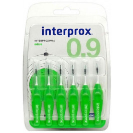   Dentaid Щетки  Interprox 4G Micro для межзубных промежутков 0.9 мм 6 шт (13542) (8247426033481)