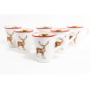 Villa Grazia Набір з 6 чайних чашок  DE-32-12-Набір новорічних оленів - зображення 3