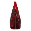 Assa Шкіряна сумка жіноча червона "печворк"  888 - зображення 4