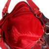 Assa Шкіряна сумка жіноча червона "печворк"  888 - зображення 6