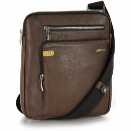 ACCIAIO Чоловіча сумка  Touch 2304G шкіряна коричнева