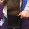 Dekey Мужская кожаная сумка коричневая Денди - зображення 4