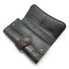 Silver Taurus Жіночий гаманець  7587 шкіряний чорний з авторським тисненням - зображення 4
