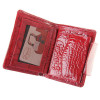 Desisan Шкіряний гаманець жіночий червоний "під крокодил"  086-180 - зображення 4