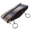 Desisan Ключниця шкіряна сіра лакова з тисненням під крокодила  953-757 - зображення 4