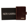 Neri Karra Візитниця/кредитница  0041.1-35.49 коричнева шкіряна - зображення 6