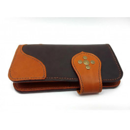 Silver Taurus Жіночий гаманець  7008 з натуральної шкіри коричневий ручної роботи
