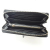 Silver Taurus Жіночий гаманець  7355 шкіряний чорний з тисненням під крокодила - зображення 2