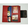 Silver Taurus Жіночий гаманець  7134 шкіряний чорно-червоний з конюшиною чотирилисник - зображення 4