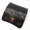 Silver Taurus Жіночий гаманець  7323 шкіряний чорний з авторським тисненням - зображення 3