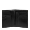 Tony Perotti Портмоне  Italico 1153 nero кожаное черное мужское с пластиковым карманом для документов - зображення 5