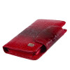 Desisan Кошелек  086-500 кожаный красный под питон - зображення 2