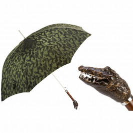 Pasotti Ombrelli Парасолька-тростина  478 11780-254 K66 камуфляжний з ручкою Крокодил