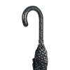 Pasotti Ombrelli Парасолька-тростина  Helix Atene Black сірий з кручений шкіряною ручкою - зображення 2
