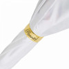 Pasotti Ombrelli Парасоля-тростина  189 9L578-1 P біла з квітковим принтом шкіряна ручка - зображення 6