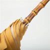 Pasotti Ombrelli Парасоля-тростина  Summer Bamboo Handle золотиста з бамбуковою ручкою - зображення 5