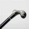 Pasotti Ombrelli Парасоля-тростина  Buffalo Horn Handle Black чорна з ручкою з рогу - зображення 3