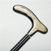 Pasotti Ombrelli Парасоля-тростина  Buffalo Horn Handle Black чорна з ручкою з рогу - зображення 4