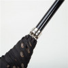 Pasotti Ombrelli Парасоля-тростина  Buffalo Horn Handle Black чорна з ручкою з рогу - зображення 5