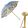 Pasotti Ombrelli Парасоля-тростина  Sky Foresta Bells блакитна механічна жіноча - зображення 3
