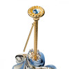 Pasotti Ombrelli Парасоля-тростина  Sky Foresta Bells блакитна механічна жіноча - зображення 6