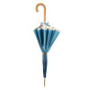 Pasotti Ombrelli Зонт-трость  189 5W861-2 M небесно-голубой ручной работы с деревянной ручкой - зображення 2