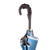 Pasotti Ombrelli Зонт-трость  Blu Paradise Pelle голубой кожаная ручка - зображення 4