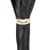 Pasotti Ombrelli Зонт-трость  189 50998-44 I24 черный ручной работы с цветочным принтом - зображення 3