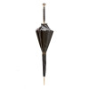 Pasotti Ombrelli Зонт-трость  189 50998-44 I24 черный ручной работы с цветочным принтом - зображення 4
