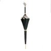 Pasotti Ombrelli Зонт-трость  189 52417-16 K36 черный с ручкой Ягуар - зображення 2