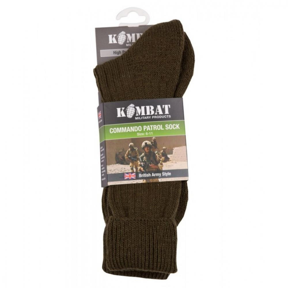 Kombat UK Шкарпетки  Patrol Socks kb-ps-olgr оливкові - зображення 1