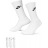 Nike Набір унісекс шкарпеток  NSW EVERYDAY ESSENTIAL CREW 3 пари білі DX5025-100 - зображення 2