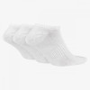 Nike Набір шкарпеток унісекс  EVERYDAY CUSH ANKLE 3 пари білі SX7678-100 - зображення 2