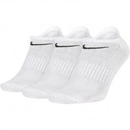 Nike Набір шкарпеток унісекс  EVERYDAY CUSH ANKLE 3 пари білі SX7678-100
