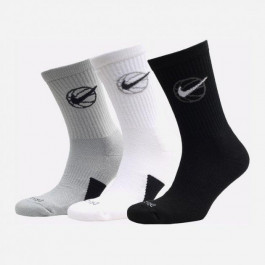 Nike Набір шкарпеток  U NK CREW EVERYDAY BBALL 3PR 3 пари DA2123-902