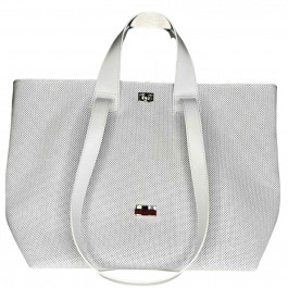 Assa Сумка-шоппер  1258-11 шкіряна плетена біла