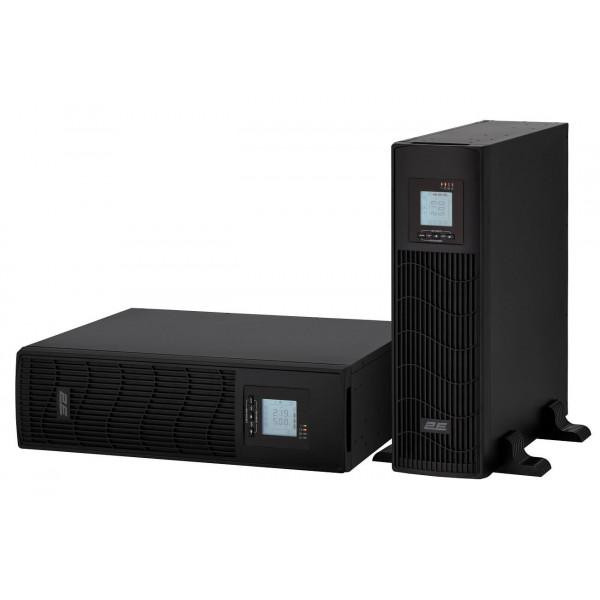 2E PS3000RT, 3000VA/2400W, RT3U, LCD, USB, 6xC13 (2E-PS3000RT) - зображення 1