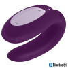 Satisfyer Double Joy Partner Vibrator, фиолетовый - зображення 1